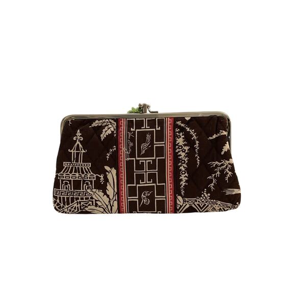 Vera Bradley IMPERIAL TOILE Double Kisslock Wallet Clutch - Picture 2 of 5